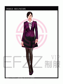 時尚職業(yè)女西服設計圖850