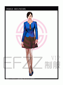時(shí)尚職業(yè)女西服設(shè)計(jì)圖852