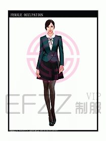 時尚職業(yè)女西服設(shè)計圖854