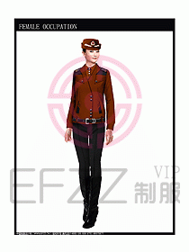 夾克裝保安制服設計圖304