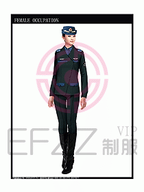 夾克裝保安制服設(shè)計(jì)圖308