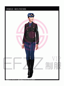 夾克裝保安制服設計圖316