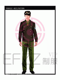 夾克裝保安制服設計圖318
