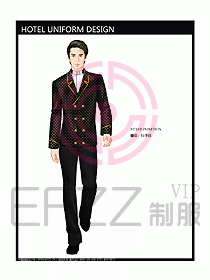 酒店門童制服設計圖716