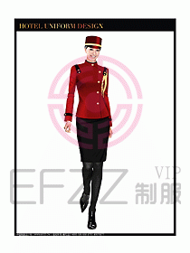 酒店門童制服設計圖735