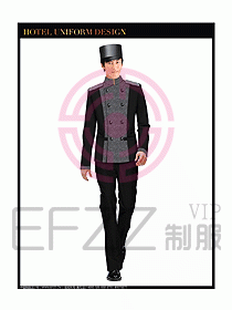 酒店門童制服設計圖739