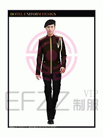 酒店門童制服設計圖743