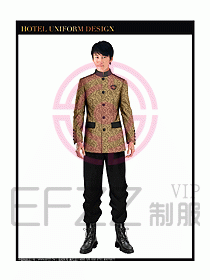 酒店門童制服設計圖749