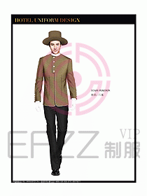 酒店門童制服設計圖754