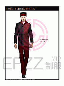 酒店行李生制服設(shè)計(jì)圖784
