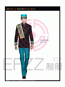 酒店行李生制服設計圖785