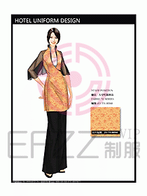 桑拿水療咨客制服設(shè)計圖275