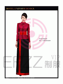 桑拿水療咨客制服設(shè)計圖283