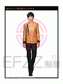 酒店中餐服務員制服設計圖1269