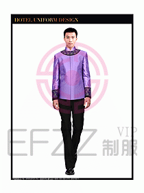 酒店中餐服務員制服設計圖1280