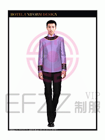 酒店中餐服務員制服設計圖1281