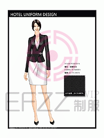 酒店大堂制服設計圖501
