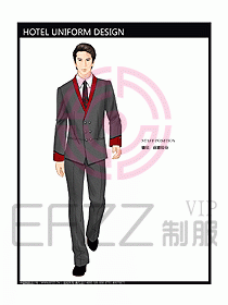 酒店大堂制服設(shè)計圖519
