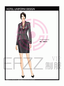 酒店大堂制服設計圖522
