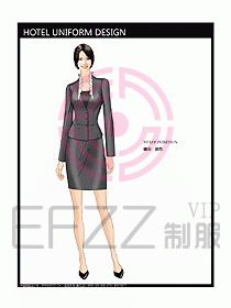 酒店大堂制服設計圖524