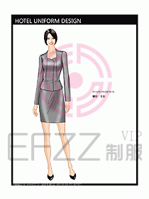 酒店大堂制服設計圖526