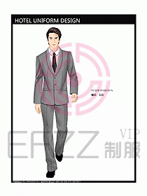 酒店大堂制服設計圖527