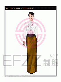 酒店大堂制服設計圖542