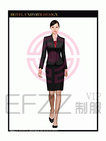 酒店大堂制服設計圖555