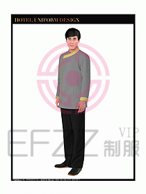 客房服務(wù)員制服設(shè)計(jì)圖346