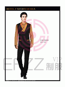 客房服務員制服設計圖376
