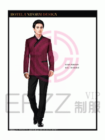 客房服務員制服設計圖380