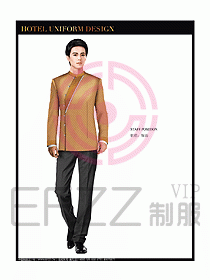 客房服務員制服設計圖384