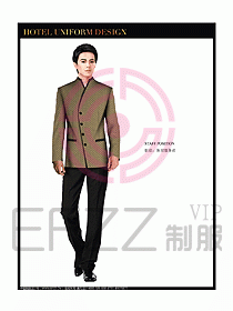 客房服務員制服設計圖390