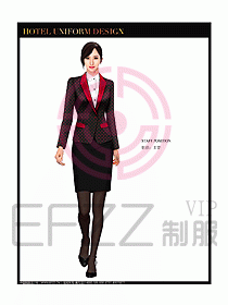 總臺(tái)收銀接待制服設(shè)計(jì)圖166