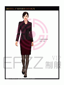 總臺收銀接待制服設計圖174