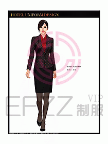 總臺收銀接待制服設計圖170