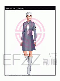 長(zhǎng)袖保安服制服設(shè)計(jì)圖297