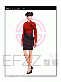 長(zhǎng)袖保安服制服設(shè)計(jì)圖378