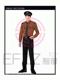 長(zhǎng)袖保安服制服設(shè)計(jì)圖387