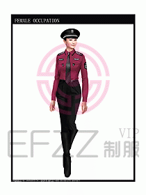 長袖保安服制服設計圖386