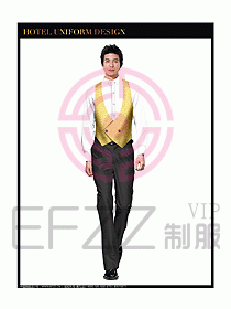 酒店西餐服務(wù)生制服設(shè)計(jì)圖786