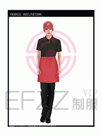 快餐廳制服設計圖029
