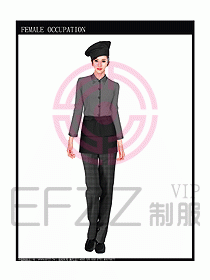 快餐廳制服設(shè)計圖043