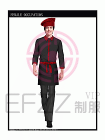 快餐廳制服設計圖050