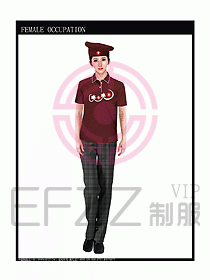 快餐廳制服設計圖065