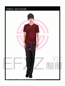快餐廳制服設計圖063