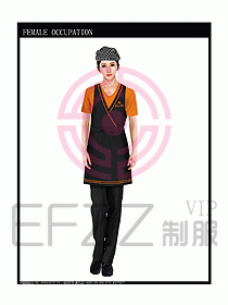 快餐廳制服設計圖071