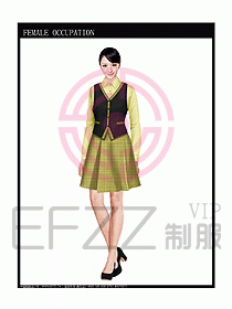 快餐服務生制服設計圖074