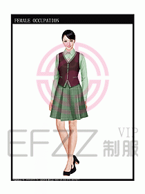 快餐服務生制服設計圖073