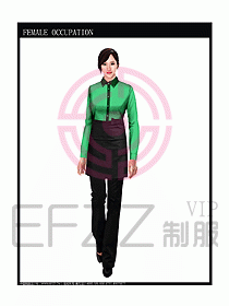 快餐服務生制服設計圖089